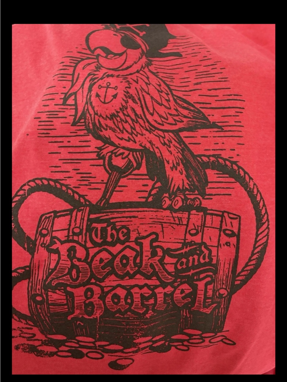 Disney Parks The Beak And Barrel Pirates Of Caribbean Bar Parrot Large Shirt - Picture 2 of 8